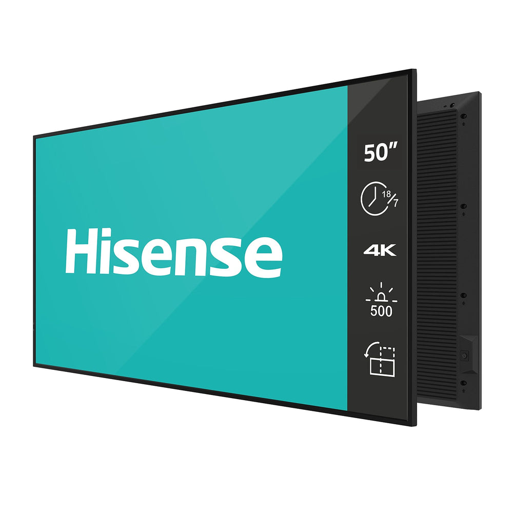 شاشة عرض رقمية من هايسنس (Hisense) موديل 50DM66E بحجم 50 بوصة ودقة 4K UHD