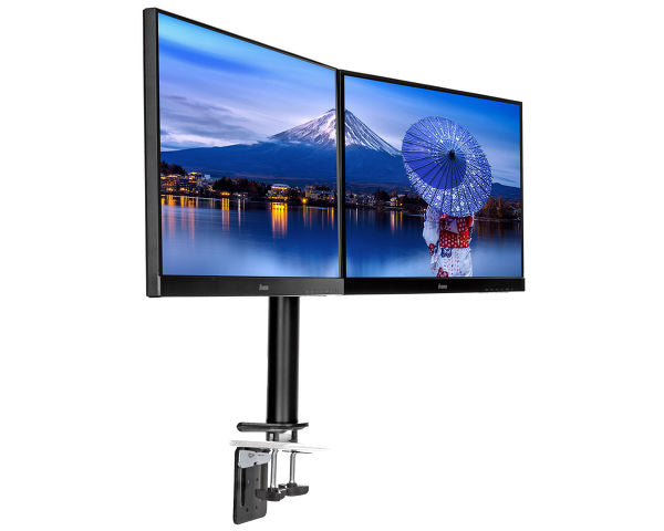 iiyama Simple and Functional Dual Desktop Arm