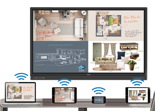 BenQ 86-Inch Corporate Whiteboard interactive flat panel