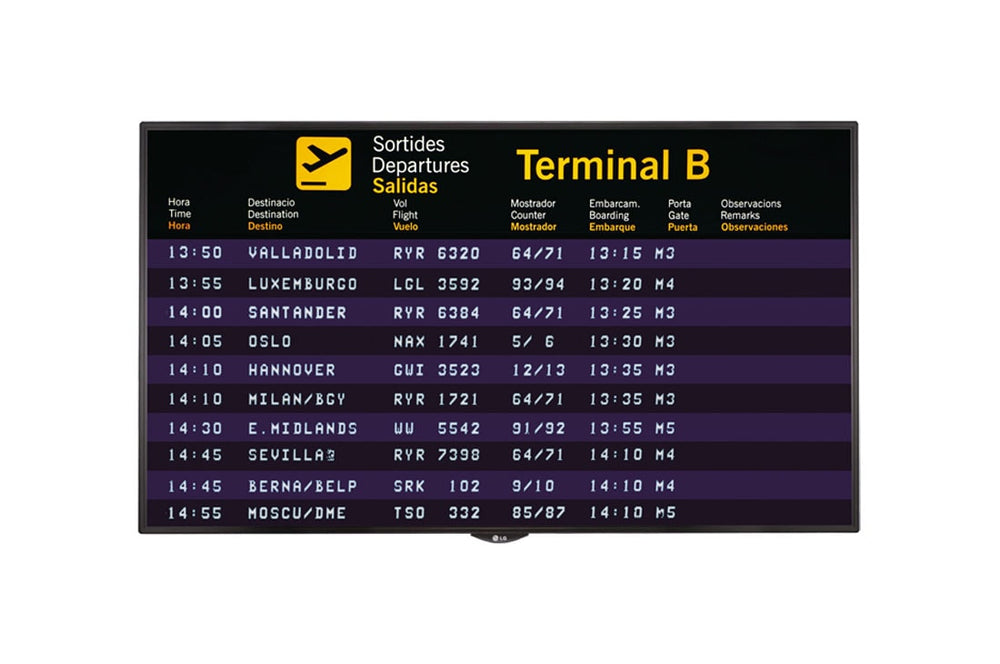 Écran de signalisation numérique LG série LS75C de 49 pouces – 49LS75C-M