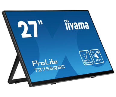 iiyama 27" Optical Bonded PCAP 10pt IPS monitor with edge-to-edge glass, active stylus support (MPP 2.0), anti-fingerpr…