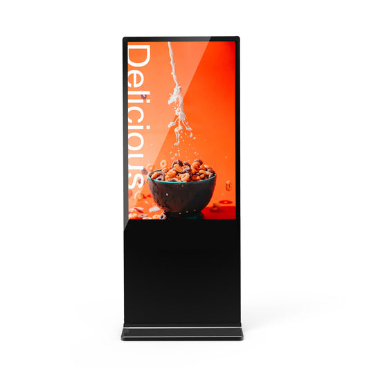 Marvel MWE813 floor standing touch screen digital signage display