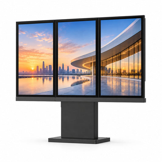 Marvel MWE897 55-inch 3-sided outdoor digital signage kiosk