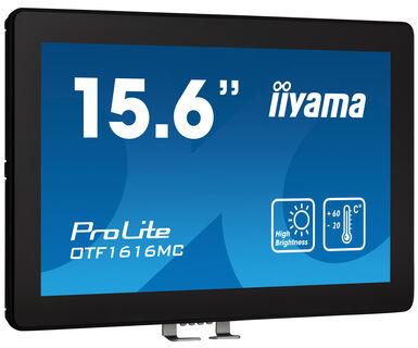 iiyama 15.6" high-brightness with 10 touch points PCAP touch technology for outdoor applications interactive flat panel