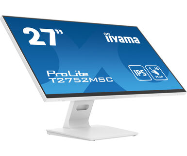 iiyama 27" Optical Bonded PCAP 10pt monitor with IPS technology, edge-to-edge glass design and anti-fingerprint coating…