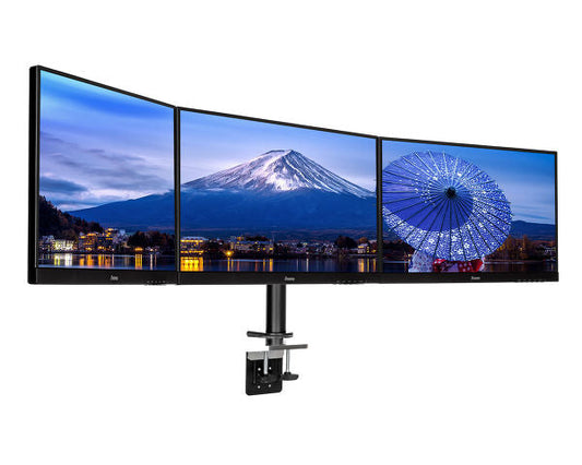 iiyama Simple and Functional Triple Desktop Arm accessory