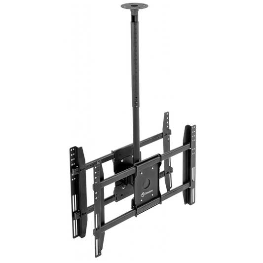 Prestigio ONKRON Ceiling TV Mount Bracket Height Adjustable for two 40 to 80 Inch LED LCD TVs Black accessory