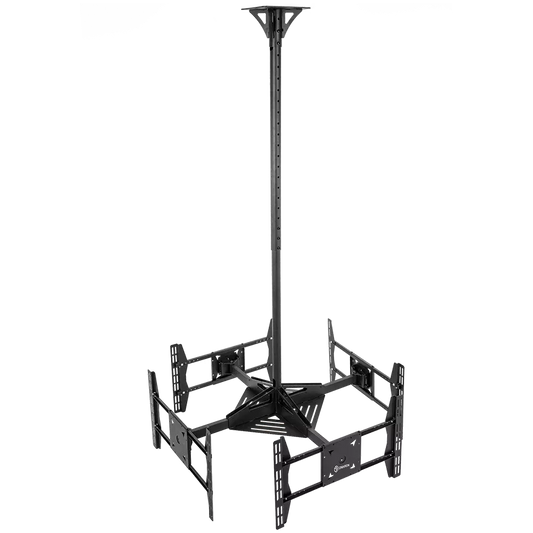 Prestigio ONKRON Ceiling TV Mount Bracket Height Adjustable for two 32 to 55 Inch LED LCD TVs, Black accessory