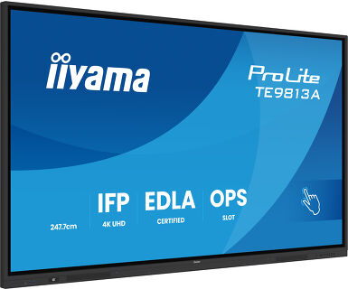 iiyama 98" Google EDLA Certified IFP - for seamless integration and collaboration in education and enterprise interacti…