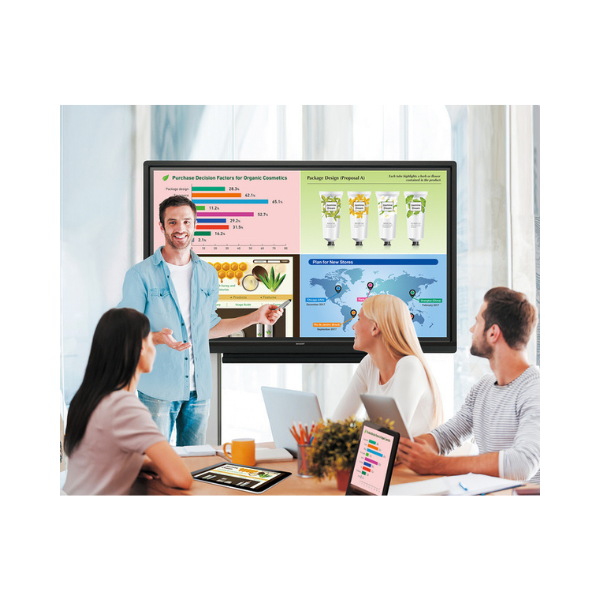 Sharp PN-70TW3 70" Full HD Big Pad Interactive Display – Seamless Collaboration for Business & Education