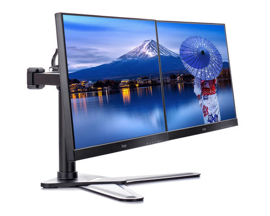 iiyama Comfortable Dual Desktop Stand accessory
