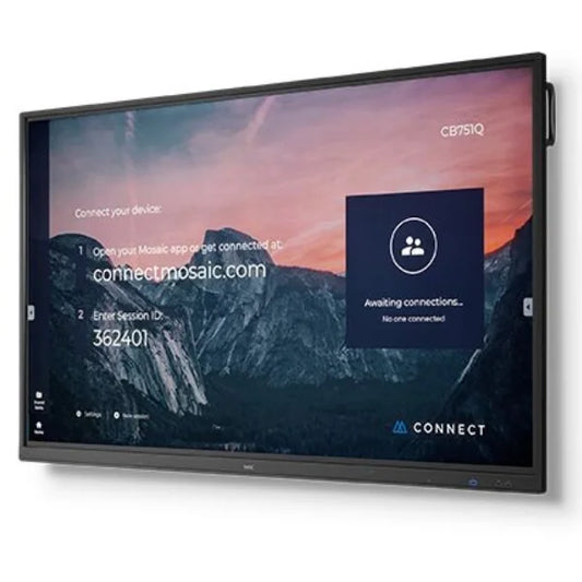 NEC MultiSync CB651Q-2 65" 4K UHD – Smart Collaboration interactive flat panel