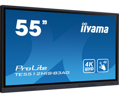 iiyama 55" 4K UHD elevating collaboration interactive flat panel