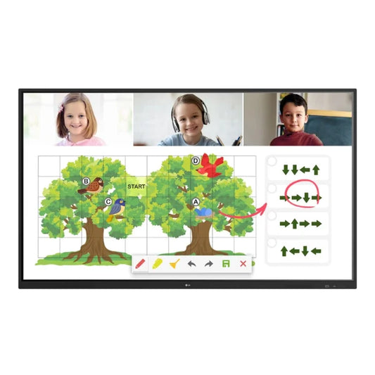 LG 86TR3PJ-B 86" UHD IR-Touch CreateBoard interactive flat panel