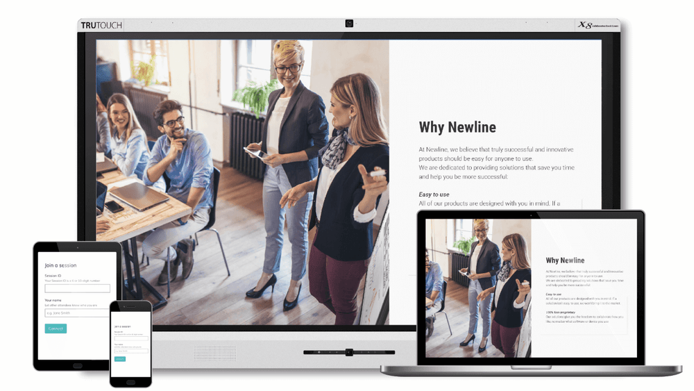Logiciel Newline Cast pour Tableaux Interactifs | Smart-Boards