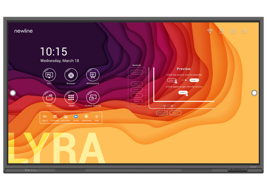 Newline Lyra 98-inch Interactive Flat Panel