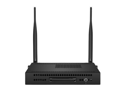 OneScreen OPS PC i7 LLF slot-in module front and side view