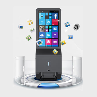 Trend TD-215SKF1 21.5-inch Digital Signage Kiosk with Hand Sanitizer