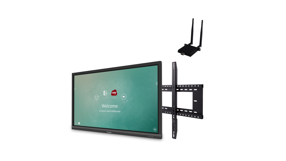 ViewSonic IFP6550-E1 - 65" ViewBoard 4K Ultra HD Interactive Flat Panel Bundle