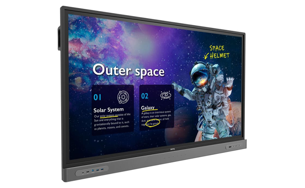 BenQ RM6503 - 65" Interactive Screen with 4K Resolution and 40 Touch Points