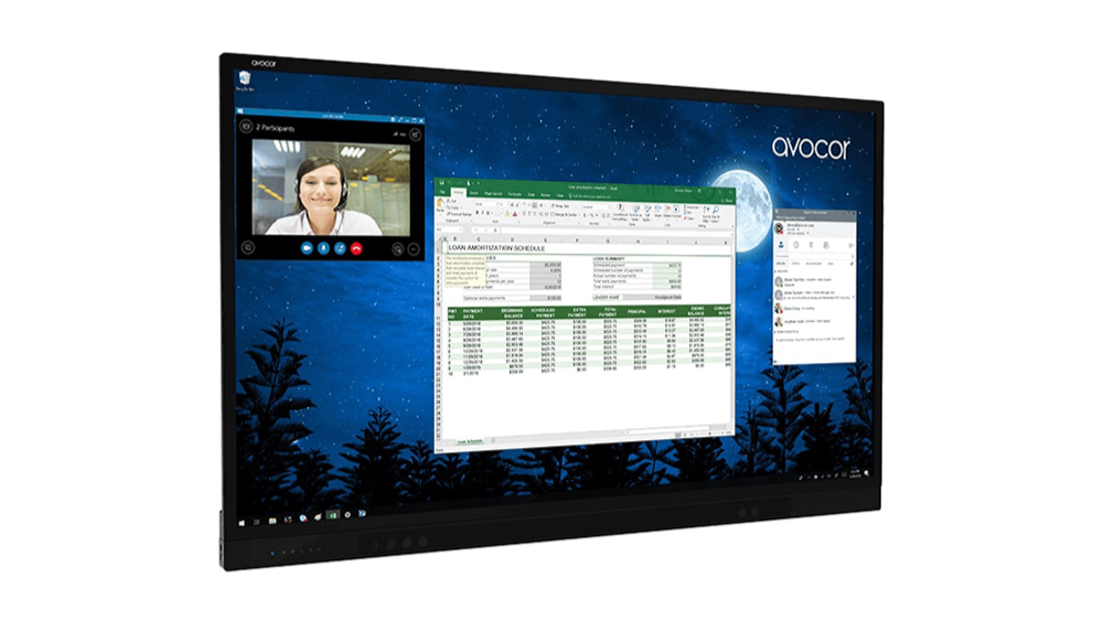Avocor VTF-7550 - 75" Interactive Screen