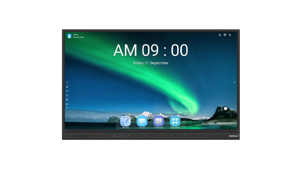 StarBoard 75" Interactive Flat Panel Display - Android 11, 32G Storage