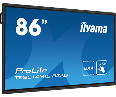 iiyama 86" Google EDLA Certified for seamless integration and collaboration in education and enterprise interactive fla…