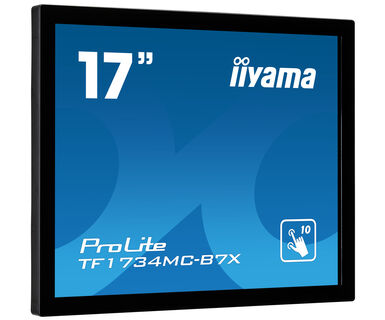 iiyama 17'' 10pt touch Open Frame monitor with Touch Through-Glass function interactive flat panel