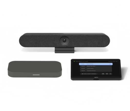 Logitech Room Solutions for Google Meet googhrbhuddle-t video conferencing system