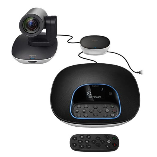Logitech Group Video Conferencing – Professional HD Conferencing System for Large Rooms video conferencing device