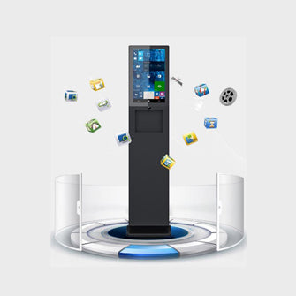 Trend TD-215SKF7 21.5-inch hand sanitizer kiosk