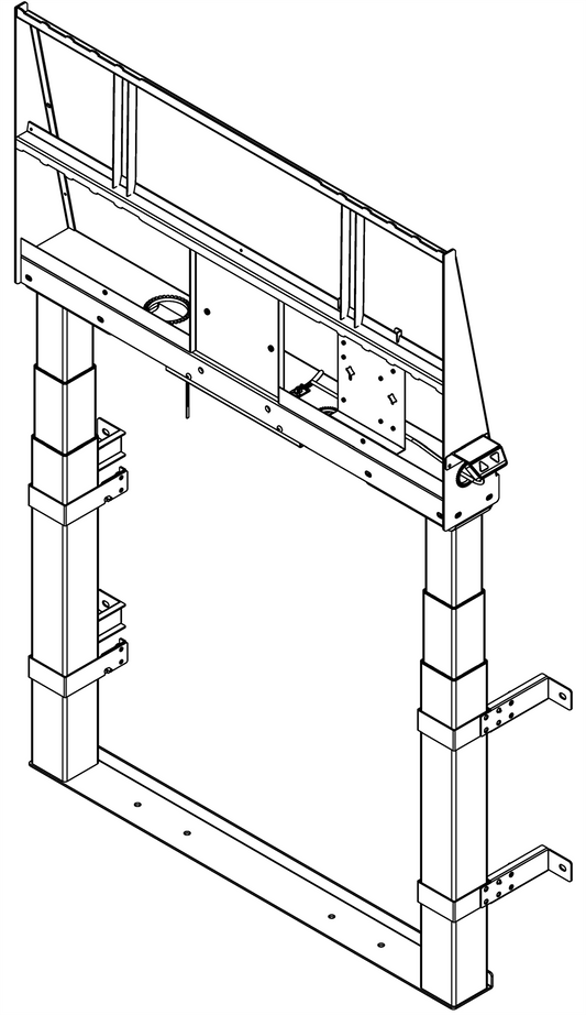 SMART electric height-adjustable wall stand accessory
