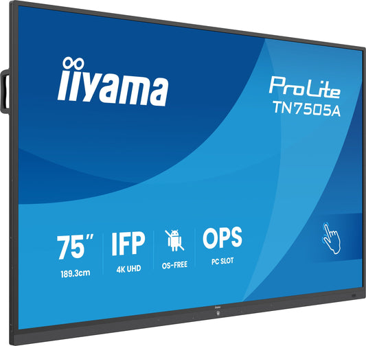 iiyama ProLite TN7505A-B1AG 75-inch OS-Free Interactive Flat Panel