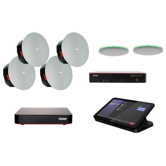 Biamp MRB-L-X400-C-TSCIP-T Video Conferencing Bundle components