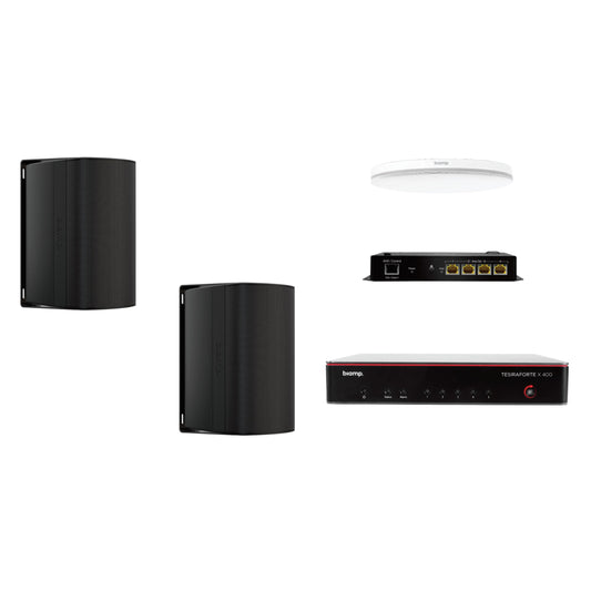 Biamp MRB-M-X400-C-DXS5 video conferencing bundle components