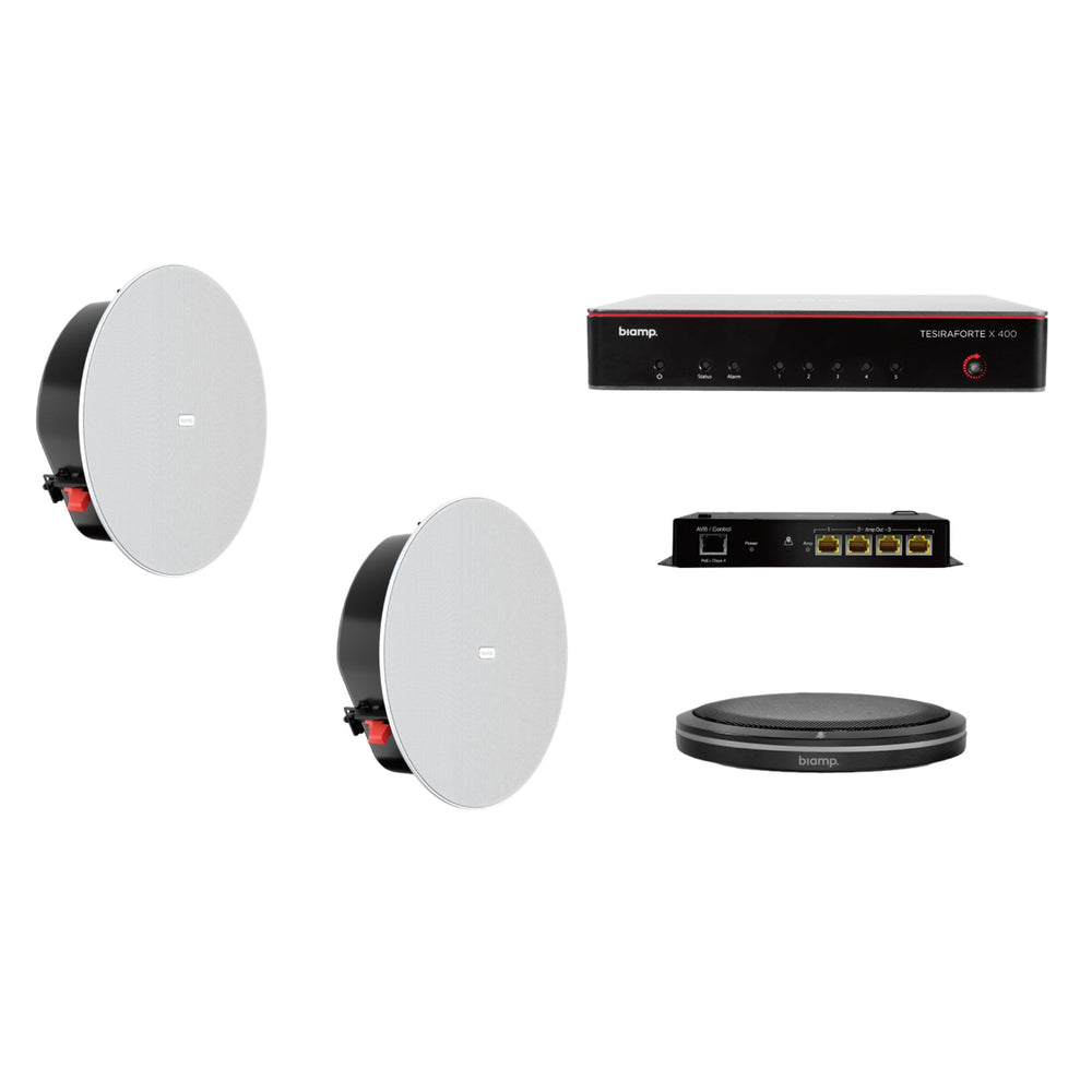 Pack Audio pour Salle de Réunion Biamp MRB-M-X400-T-CIC6LP – 930-10007-00008