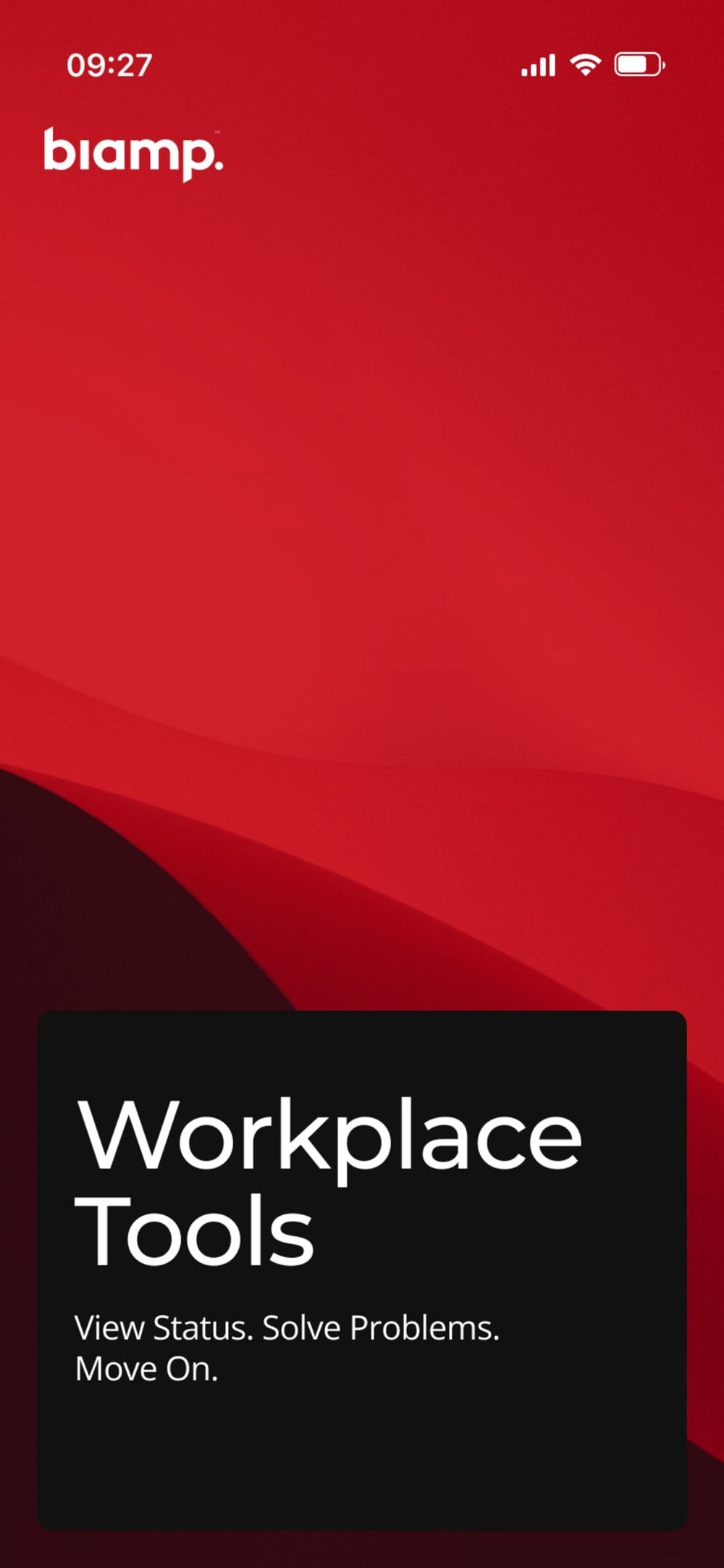 تطبيق بايامب (Biamp) Workplace Tools لنظام أندرويد عبر تقنية NFC – 900.0032