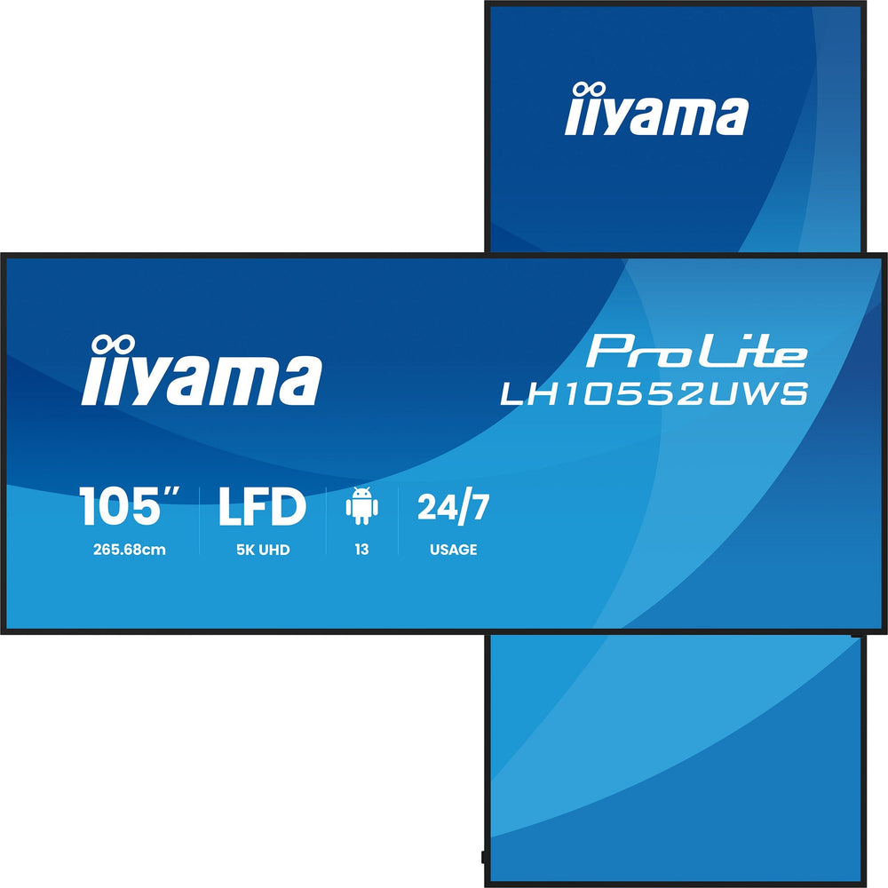 iiyama ProLite 105-inch 5K Digital Signage Display – LH10552UWS-B1AG