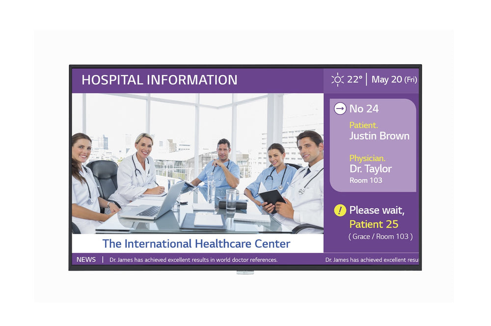 LG 43ML5K 43-inch UHD Digital Signage Display – 43ML5K-B