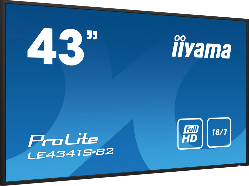 Écran de signalisation numérique iiyama ProLite LE4341S de 43 pouces – LE4341S-B2