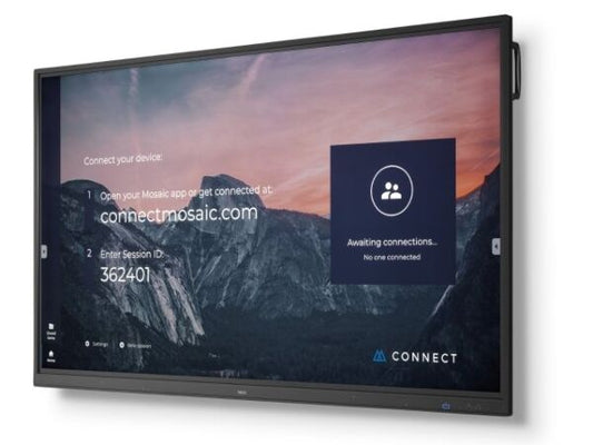 NEC MultiSync CB751Q 75" 4K UHD – Smart Collaboration for Business & Education interactive flat panel