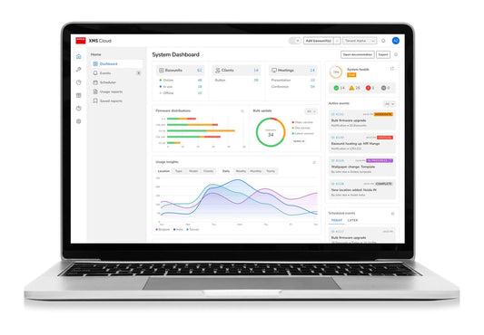 Barco ClickShare XMS Cloud Management Platform interface