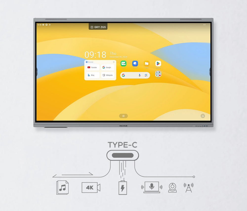 MAXHUB E6530 - 65-inch 4K Interactive Flat Panel
