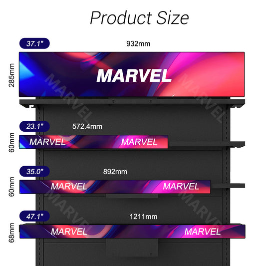 Marvel MWE663 High Brightness Stretched Bar LCD Display