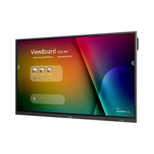 ViewSonic IFP7532 75" 4K with 20-Point Touch and Built-In Whiteboard interactive flat panel
