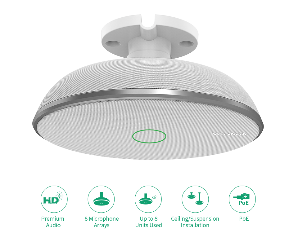 Microphone de conférence plafond Yealink VCM38 – VCM38