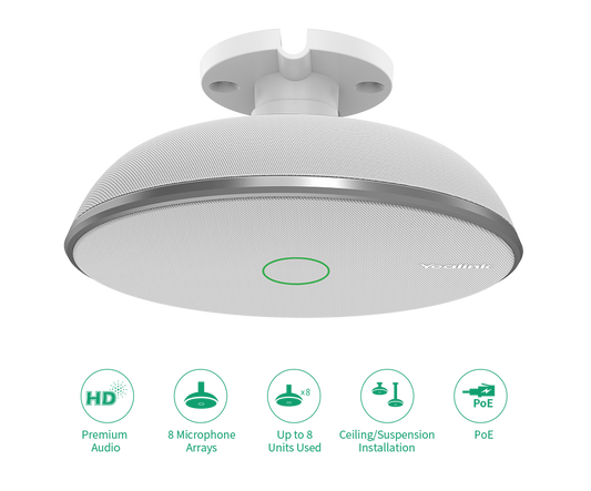 Yealink VCM38 ceiling conference microphone