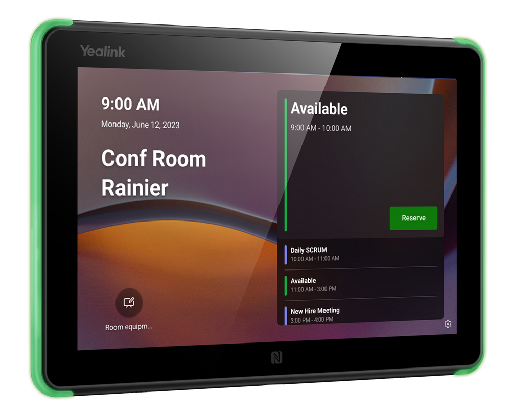 Yealink RoomPanel Microsoft Teams Scheduling Display – RoomPanel