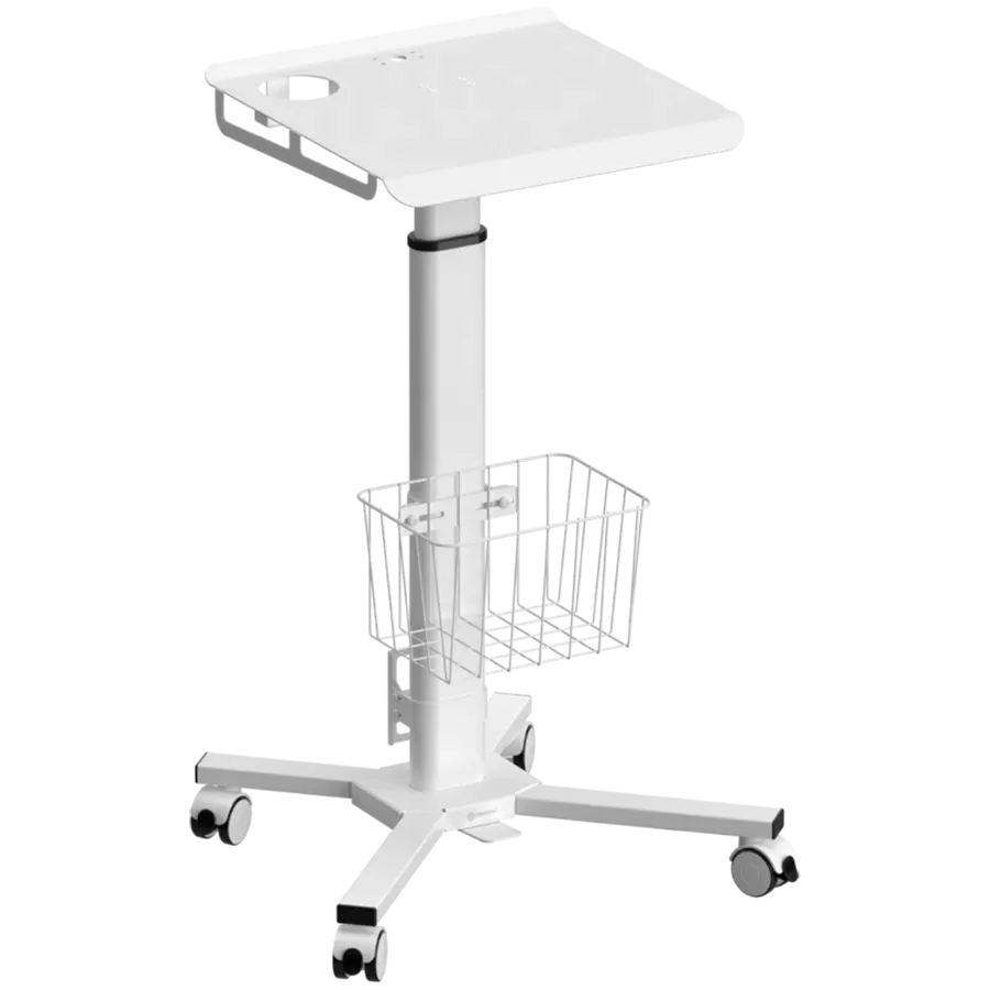 Prestigio Height-adjustable laptop medical trolley on wheels KRON LMG30, white