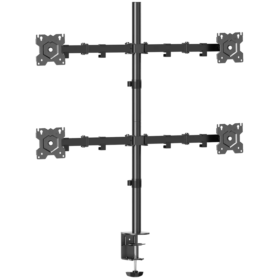 Prestigio ONKRON Quad Monitor Stand for 13 to 34-Inch LCD LED OLED Screens up to 8 kg Black
